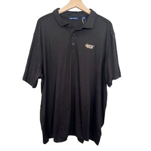 Cutter and Buck VCU Rams Mens XXL Black Golf Polo Shirt